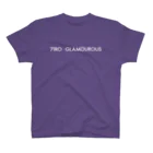 7IRO GLAMOUROUSの※ノエルなし白文字 7IRO GLAMOUROUSシンプルロゴ  Regular Fit T-Shirt