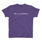 7IRO GLAMOUROUSの※ノエルあり白文字 7IRO GLAMOUROUSシンプルロゴ  Regular Fit T-Shirt