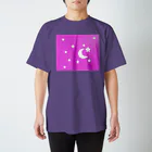 TOKOHARUの月と星　ピンク スタンダードTシャツ