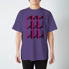 nhiskinnyのpurple スタンダードTシャツ