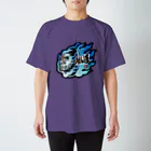 NAMI★HANA屋の日本の妖怪_輪入道(わにゅうどう)青 Regular Fit T-Shirt