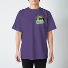 月夜のタツノオトシゴのcross the sea スタンダードTシャツ