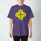 『NG （Niche・Gate）』ニッチゲート-- IN SUZURIの吾唯足知（吾唯足りるを知る。）黄色・マークのみ Regular Fit T-Shirt