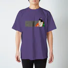 陽気絵屋(Yo-U-Ki-e, ya)-POP浮世絵のYo-U-Ki-e「市川鰕蔵」横型Tシャツ【浮世絵】 Regular Fit T-Shirt