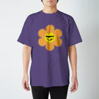 Bepppin3Companyのレトロフラワー★オレンジ Regular Fit T-Shirt