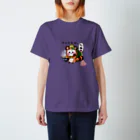 旅猫王子れぉにゃん👑😼公式(レイラ・ゆーし。)の【タヌキそば⭐れぉにゃん】 Regular Fit T-Shirt