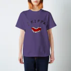 NIKORASU GOのユーモアデザイン「すきっ歯」 スタンダードTシャツ