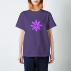 HAKOCHINのPurple Leaves Regular Fit T-Shirt