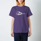 kuralica WAKUWAKU storeのはさみ・横向き／白 Regular Fit T-Shirt