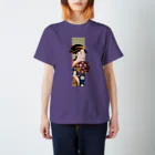 陽気絵屋(Yo-U-Ki-e, ya)-POP浮世絵のYo-U-Ki-e「高島おひさ」縦型Tシャツ【浮世絵】 Regular Fit T-Shirt