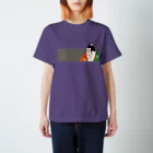 陽気絵屋(Yo-U-Ki-e, ya)-POP浮世絵のYo-U-Ki-e「市川鰕蔵」横型Tシャツ【浮世絵】 Regular Fit T-Shirt