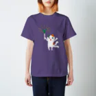 おばけ商店のおばけTシャツ＜ネギを信仰する猫又＞ スタンダードTシャツ