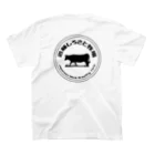 09use｜近藤しろさと牧場のこんぼくロゴ Regular Fit T-Shirtの裏面