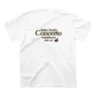 Ballet Studio Concertoのコンチェルト2回　発表会① スタンダードTシャツの裏面