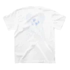 ゆにねこ惑星のପ天使の夏休みଓ夕暮れ旅行(淡) Regular Fit T-Shirtの裏面