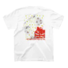 SOKICHISAITOのMOTOREDFLOWER ShiroiHana REDROGO Regular Fit T-Shirtの裏面