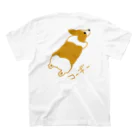 いきものや のの(本館)の【バックプリント】コーギー スタンダードTシャツの裏面