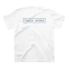 いちはる👩‍🦲COLEYO Inc.／京都にいる野生のデザイナ〜のTOUCH, WORLD 2 GRAY スタンダードTシャツの裏面