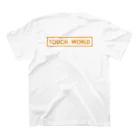 いちはる👩‍🦲COLEYO Inc.／京都にいる野生のデザイナ〜のTOUCH WORLD 2 ORANGE スタンダードTシャツの裏面