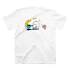 ぷりぷりうちゅうじんとぽこチャの店の【背面柄】チャーハンとぷりぷりうちゅうじん スタンダードTシャツの裏面