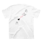 お天気ふたご＊にじいろKaoのhappyふたご＆にいに（バックプリント）Tシャツ スタンダードTシャツの裏面