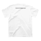 しろくま&ペンギン通信のペンギンアパート Regular Fit T-Shirtの裏面