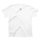 サナマリア衣料店のカタカムナ7首/ポップ2(赤と水色) Regular Fit T-Shirtの裏面
