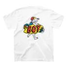 surf girl illustration yuriのBOY!! スタンダードTシャツの裏面