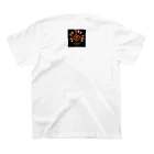 gm shopのモノトーンTシャツ　ブラックandホワイト Regular Fit T-Shirtの裏面