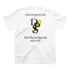 DSTPのBIG New LOGO T-shirts WHITE Regular Fit T-Shirtの裏面