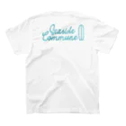 haluのseasidecommune ホワイト スタンダードTシャツの裏面