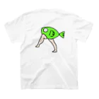 傘さんのFISH  スタンダードTシャツの裏面