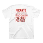 PicanteのPicante rojo スタンダードTシャツの裏面