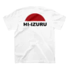 HI-IZURUのHIｰIZURU（黒文字）背中にロゴTシャツ スタンダードTシャツの裏面