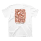 bibiのSorry if you have trypophobia. - orange スタンダードTシャツの裏面