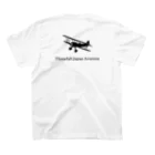 Threefall Japan Aviationの背面ロゴ【Threefall Japan Aviation 】 Regular Fit T-Shirtの裏面