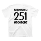 しもにーちゃんねるのNEW251〜nicoichi〜 Regular Fit T-Shirtの裏面