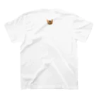 utouch_の猫【顔】 Regular Fit T-Shirtの裏面