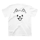 イラスト MONYAAT のバックプリント 391 POMEぶ　EX　近すぎるポメラニアン01 Regular Fit T-Shirtの裏面