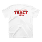 TRACTの1996byTRACT スタンダードTシャツの裏面