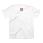 utouch_のギンガムちゃん【赤】 Regular Fit T-Shirtの裏面