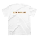 薈.collectionのHexagram スタンダードTシャツの裏面