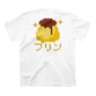 イラスト MONYAAT のバックプリント　ドット絵のプリン スタンダードTシャツの裏面