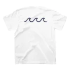 ホライゾンFactory'sのKOBAYASHI WAVE [WHITE] スタンダードTシャツの裏面