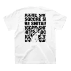 おもちFactoryのサッカーしたい！ Regular Fit T-Shirtの裏面