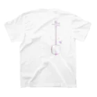 綾錦工房 りこりすの津軽三味線【彩雲】 Regular Fit T-Shirtの裏面