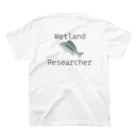 さすらいchのWetland Researcher  スタンダードTシャツの裏面