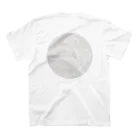 紫胡蝶の秋桜　LGy（背面） Regular Fit T-Shirtの裏面