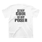 POSERのGOOD LOSER スタンダードTシャツの裏面