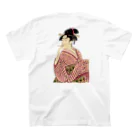 West Side Local 085の浮世絵smoking スタンダードTシャツの裏面